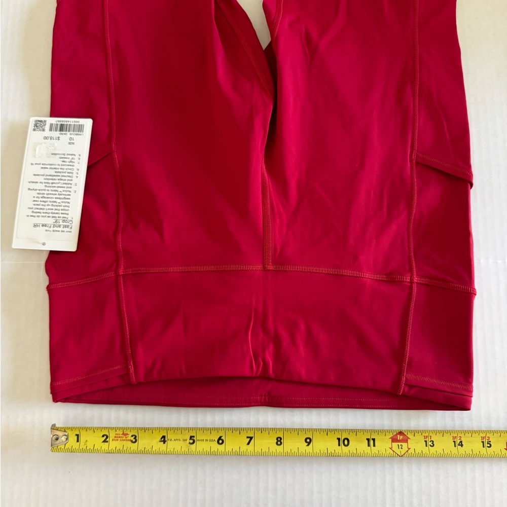 Lululemon Athletica Fast and Free HR Crop 19” - Picture 6 of 7